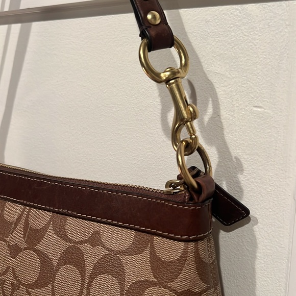 COACH STRIPE SIGNATURE STRIPE DEMI shoulder bag - Picture 4 of 5
